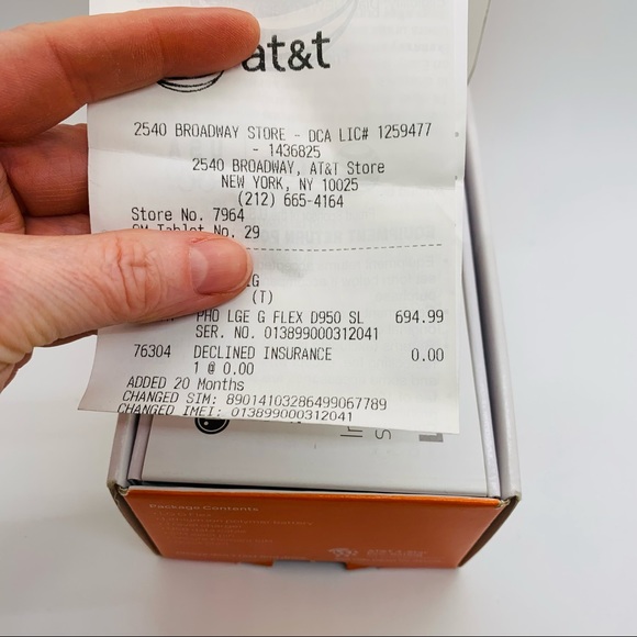 LG G Flex D950 Titan Siver 32GB 6" Curved OLED Display 4G LTE - Picture 3 of 6